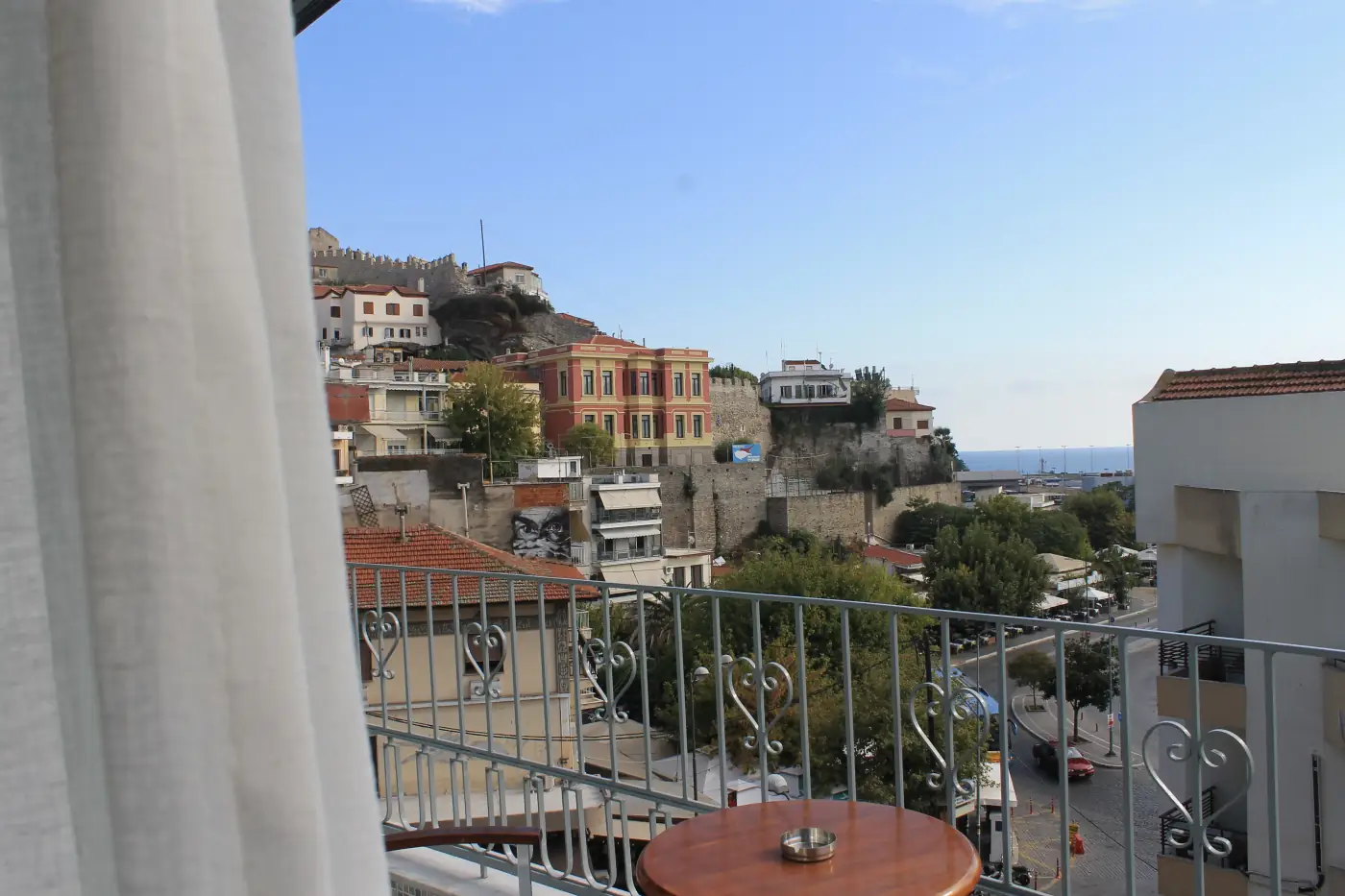 View of Kavala and the sea
